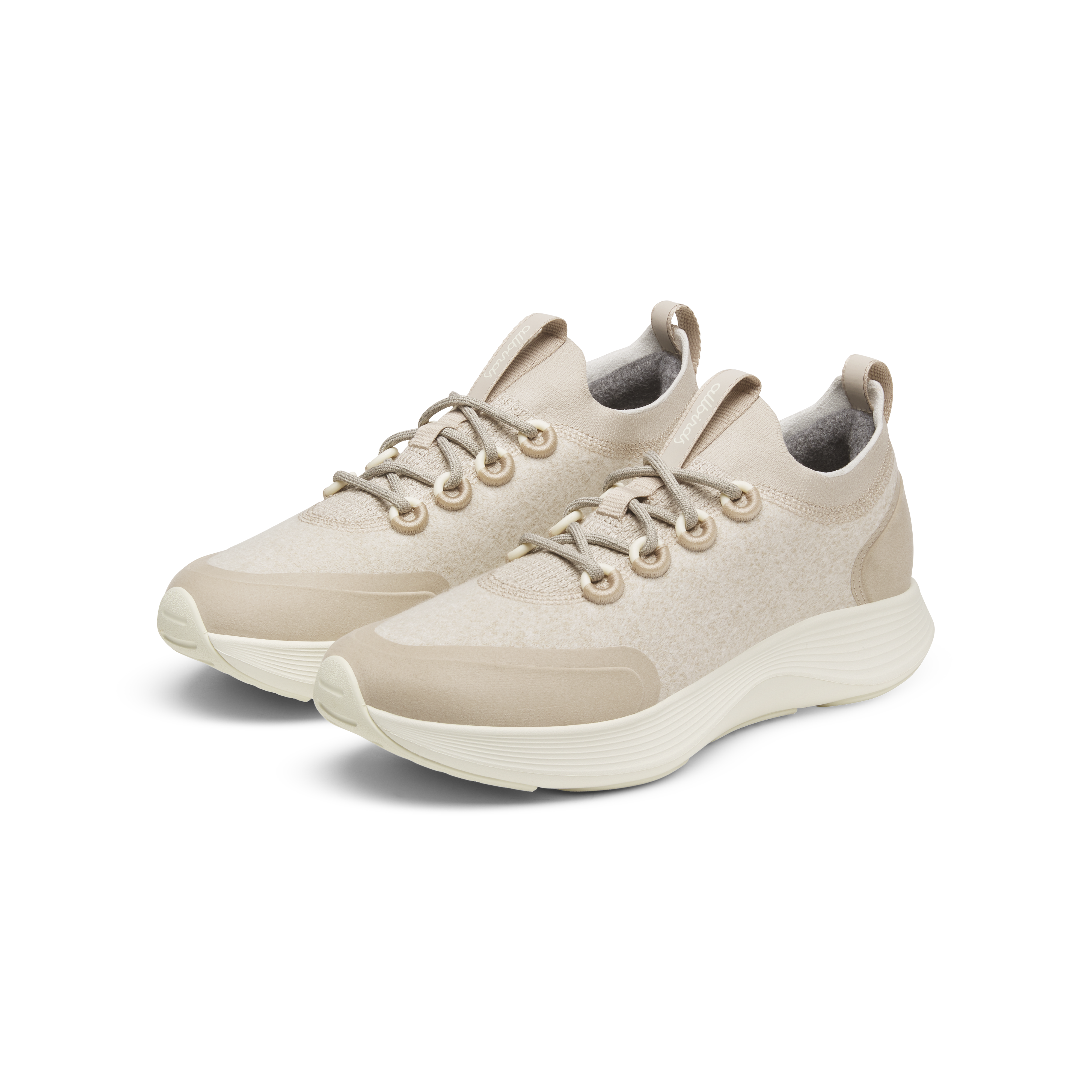 Women's Wool Strider - Rugged Beige (Natural White Sole)